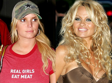 Jessica Simpson, Pamela Anderson Jessica Simpson, Pamela Anderson